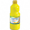 GIOTTO Flacon d'1 litre de gouache liquide de couleur jaune ultra lavable