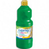 GIOTTO Flacon d'1 litre de gouache liquide de couleur vert foncé ultra lavable