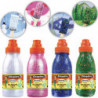 CLEOPATRE Lot de 4 flacons de gels pailletés déco en 250 ml (cur, prairie, neige, nuit étoilée)