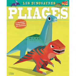LITO DIFFUSION 7 pliages de dinosaures à réaliser facilement en détachant les formes prédécoupées.
