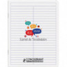 CONQUERANT Cahier de vocabulaire classique agrafé 17x22 cm 96 pages 90g reglure specifique polypro