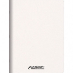 CONQUERANT Cahier classique agrafé 24x32 cm 96P, 90G, uni personnalisable