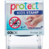 COLOP Tampon Printer 20 Protect Kids Microban, pour apprendre aux plus grands à se laver les mains