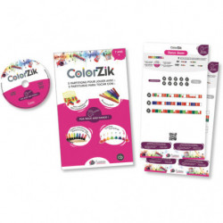 FUZEAU Livret CD colorzik spécial Pop Rock & Danse à partir de 7 ans, 10 partitions colorées