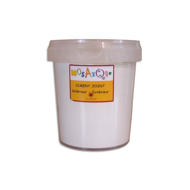 SOLARGIL Pot de 1kg de ciment joint Blanc