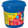 GIOTTO BE-BE, Pot de 220 gr de pâtes jouer couleurs couleur bleu, livré par lot de 8