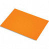 FABRIANO Lot de 10 feuilles de papier fluo 250g, dimensions 50 x 65 cm, coloris orange