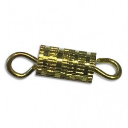 O COLOR Sachet de 20 Fermoires à vis dorés, Longueur 13 mm