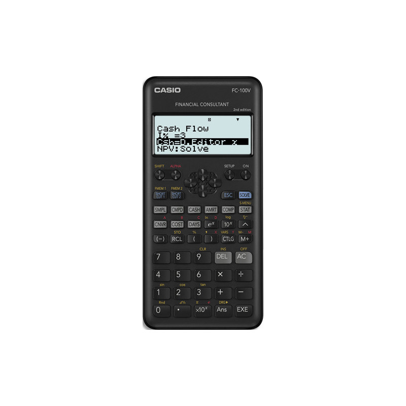 CASIO Calculatrice financière FC-100V-2