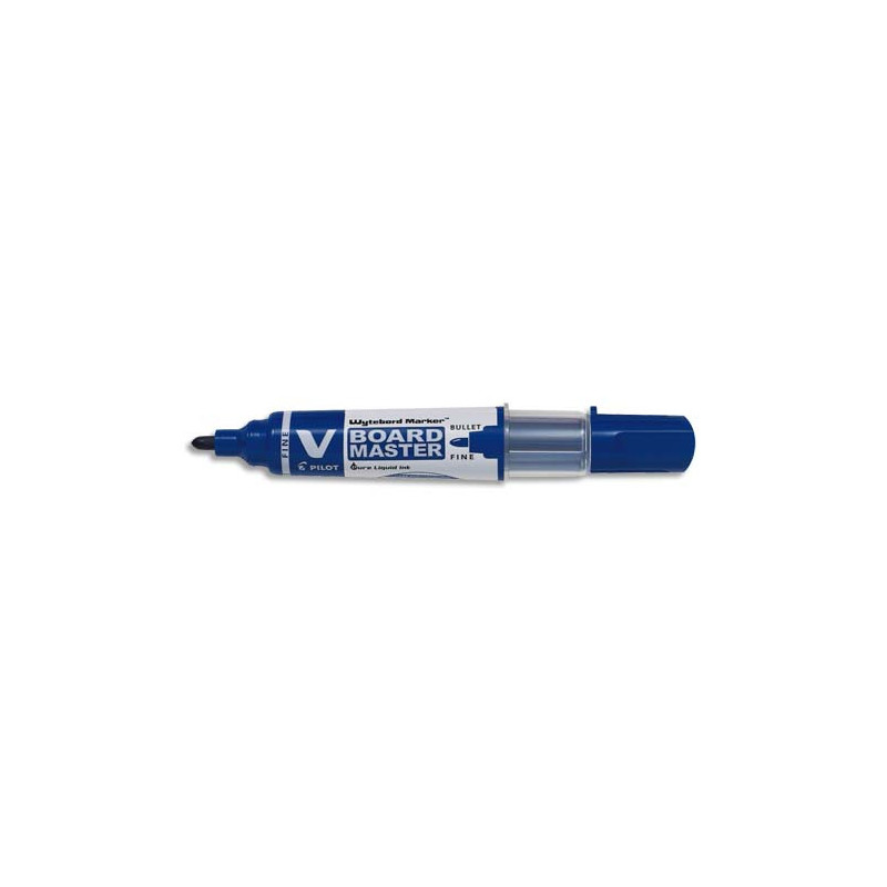PILOT Marqueur effaçable à sec, pointe ogive, VBOARD MASTER, pointe fine, Bleu