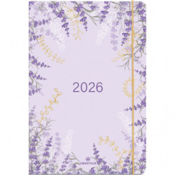 OBERTHUR Semainier GIVERNY 25,Janvier à Décembre 2025, format 17x24,5cm, couverture imprimée quadri Ciel