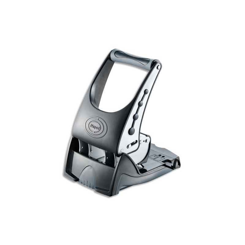 MAPED Perforateur 2 trous Easy sans effort, capacité 65 feuilles. Coloris Gris 6565101