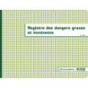 EXACOMPTA Registre Dangers graves et imminents format 24x32cm, piqûre 20 pages foliotées 6622E