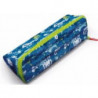 MAPED Trousse ouverture XXL, réversible et personnalisable. Polyester. Pixel Bleue