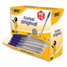 BIC Cristal Original Stylos-Bille Pointe Moyenne (1,0 mm) - Bleu, Value Pack de 100