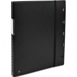 EXACOMPTA Protège document 80 vues EXAVIEW, couverture rigide PP 20&#47;10 recyclé.