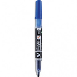 PILOT Marqueur effaçable à sec rechargeable VBOARD S MASTER. Pointe fine ogive. Encre liquide bleu