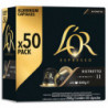 L'OR Boîte de 50 dosettes Espresso Ristreto