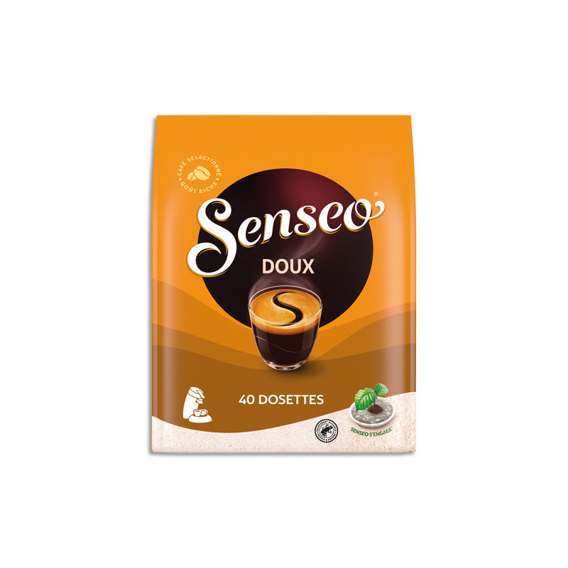 SENSEO Paquet de 40 dosettes de café doux