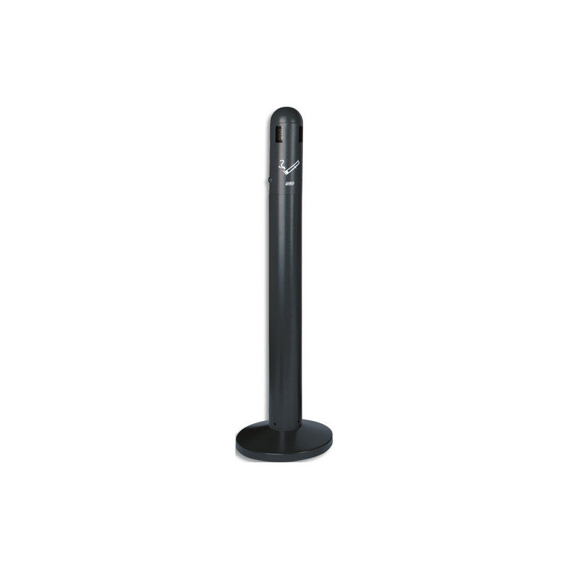 PROBBAX Cendrier tubulaire 3L avec Bac gris foncé