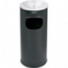 PROBBAX Borne cendrier ronde ECO 30L NOIR