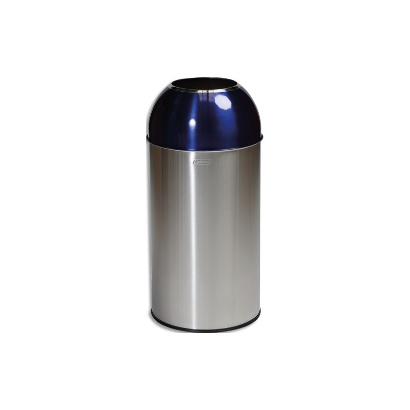PROBBAX Collecteur &#39;&#39;dôme&#39;&#39; 40L - Inox Satiné&#47;Bleu