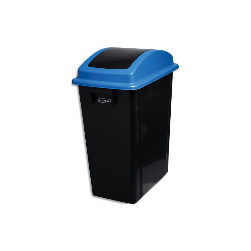 PROBBAX Conteneurs polyvalents pour les endroits étroits, capacité de 40L, couleur noir&#47;bleu.
