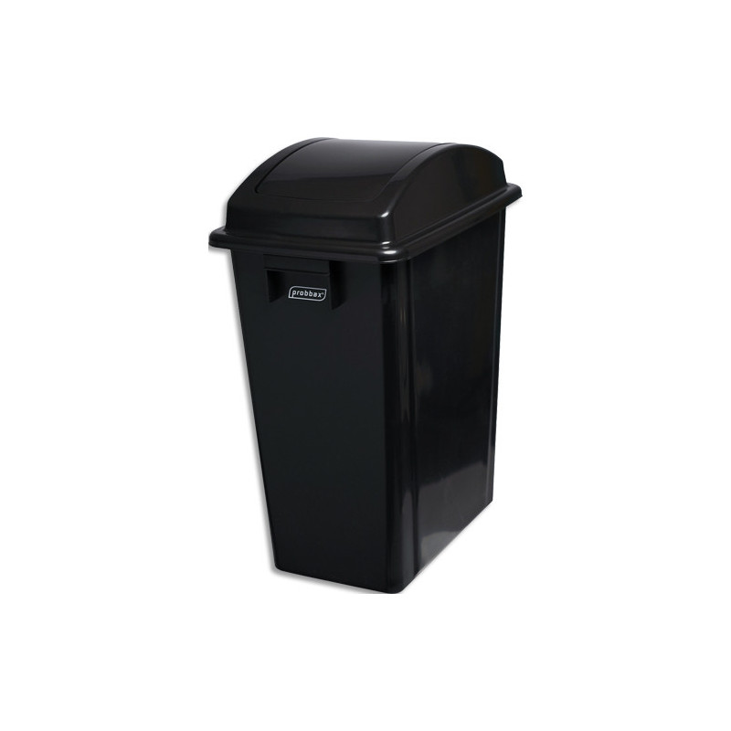 PROBBAX Conteneurs polyvalents pour les endroits étroits, capacité de 40L, couleur noir
