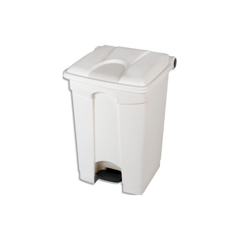 PROBBAX Collecteur à pédale Capacité 45L blanc