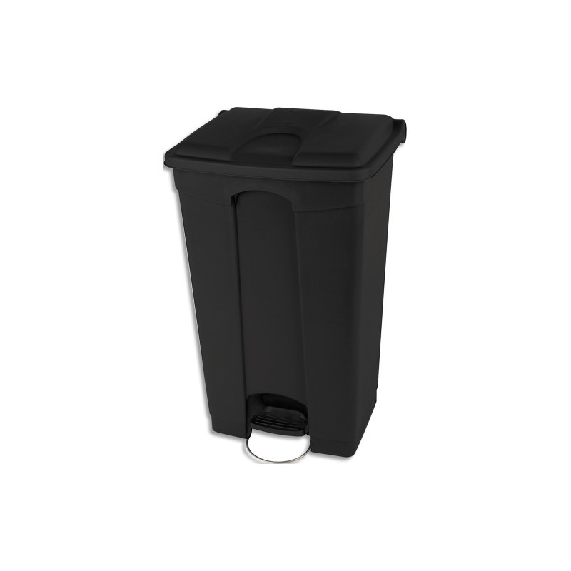 PROBBAX Collecteur à pédale Capacité 90L gris foncé