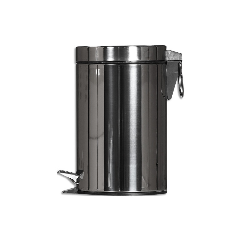 PROBBAX Collecteur à pédale 3L avec bac intérieur en plastique