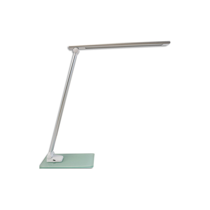 UNILUX Lampe bureau LED POPY Réglage intensité et temp de couleur 50 000h 5 KWh/1000h. Blanche