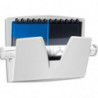 CEP Corbeille murale magnétique A3+, charge max 2Kg - Dimensions (lxhxp) : 36,1 x 27 x 8,6 cm. Gris clair