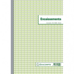 EXACOMPTA Manifold Encaissements 29,7x21cm 50 feuillets dupli autocopiants