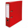 EXACOMPTA Classeur à levier en polypropylène extérieur&#47;intérieur papier. Dos 7,5cm. Coloris Rou