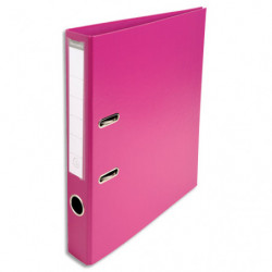 EXACOMPTA Classeur à levier PVC dos de 50mm fuchsia