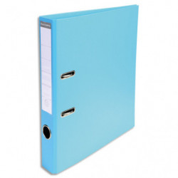 EXACOMPTA Classeur à levier PVC dos de 50mm bleu clair