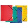 EXACOMPTA Trieur en carte agrafé avec élastiques 7 compartiments. Coloris assortis