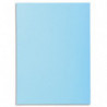 EXACOMPTA Paquet de 100 sous-chemises SUPER 60 en carte 60 grammes coloris bleu clair