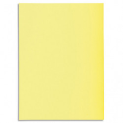 EXACOMPTA Paquet de 100 sous-chemises SUPER 60 en carte 60 grammes coloris jaune