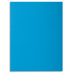 EXACOMPTA Paquet de 30 sous-chemises ROCK&#39;S en carte 80 grammes coloris bleu