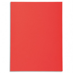 EXACOMPTA Paquet de 50 chemises FOREVER en carte 170g. Coloris rouge