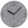 ALBA Horloge murale D30 cm en PET 100% recyclé. Pile AA non fournie. Gris foncé