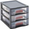 SUNDIS Tour plastique Tower A4 3 tiroirs (l x h x p) 36,5 x 25,5 x 26 cm