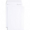 CLAIREFONTAINE Paquet de 50 pochettes vélin Blanc auto-adhésives 120g format C5 162 x 229 mm