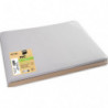 PRONTO Barquette de 500 sets de table papier Tiss Lack, unis - Format 30x40 cm - Blanc