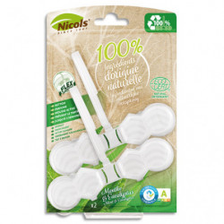 NICOLS Paquet de 2 Bloc WC...