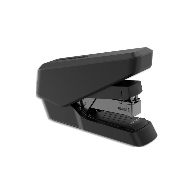 FELLOWES Agrafeuse de bureau LX860&trade;. Technologie EasyPress&trade; et Microban&reg;. 40 feuilles, Demi bande. Noir