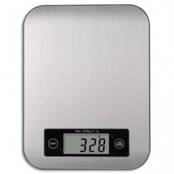 SIGN Pèse-lettres électronique 5 kg Alimentation 2 piles incluses 214 x 165 x 14 mm