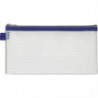 SNOPAKE Pochette DL fourre-tout renforcée &#39;&#39;Eva Mesh&#39;&#39; zip métal 3 coloris : jaune, bleu, rouge